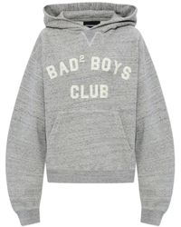 DSquared² - Hoodies & Sweatvesten ,Grijs ,Katoen The Hoodie - Lyst