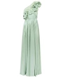 Ulla Johnson - Ruffled One-Shoulder Silk Maxi Dress - Lyst