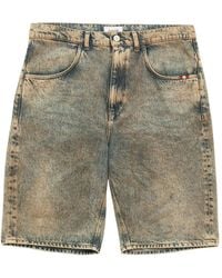 AMISH - Tommy Denim Shorts - Lyst