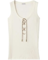 Burberry - Adjustable-Drawcord Tank Top - Lyst