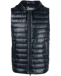 Herno - Chaleco acolchado con capucha - Lyst