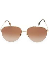 Burberry - Ferry Pilot-Frame Sunglasses - Lyst