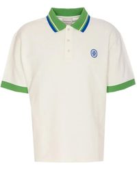 Drole de Monsieur - Contrast-Collar Polo Shirt - Lyst