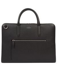 Smythson - Ultra Slim Ludlow-Leather Briefcase - Lyst