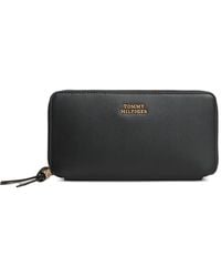 Tommy Hilfiger - Portefeuille Zippé À Plaque Logo - Lyst