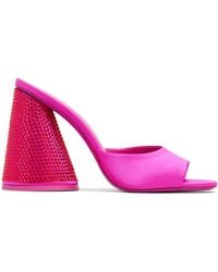 The Attico - Luz Rhinestone-Embellished Sandals - Lyst