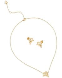 Guess - Love Bites Necklace And Earrings Set - Lyst