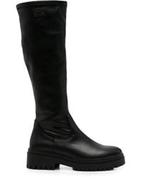 Mexx - Stiefel Mit Logo-Schild Und Profilsohle - Lyst