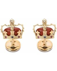 Dolce & Gabbana - 18K Royal Jasper, Ruby And Sapphire Cufflinks - Lyst