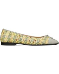 Tory Burch - コントラストトゥ フラットシューズ - Lyst