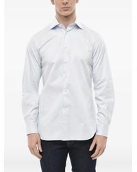 Corneliani - French-Collar Long-Sleeve Shirt - Lyst