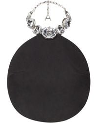 Area - Top Con Aplique De Cristales - Lyst