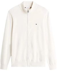 Tommy Hilfiger - Zip-Up High-Neck Sweater - Lyst