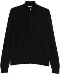 Fendi - Zip-Up High-Neck Sweater - Lyst