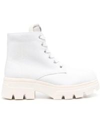 Calvin Klein - Lace-Up Ankle Boots - Lyst
