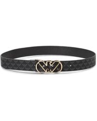 Emporio Armani - Reversible Monogram-Print Belt - Lyst