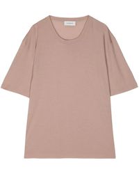 Laneus - Short-Sleeve Cotton T-Shirt - Lyst