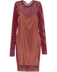 Genny - Abito Corto A Maniche Lunghe - Lyst