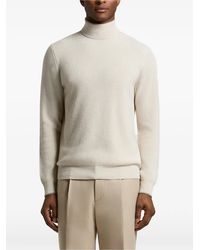Peserico - Ribbed Roll-Neck Sweater - Lyst