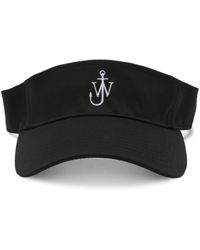 JW Anderson - Logo-embroidered Cotton Visor - Lyst