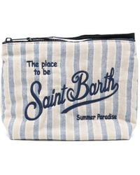 MC2 Saint Barth - Aline Striped Clutch Bag - Lyst