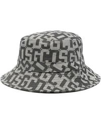Gcds - Two-tone Monogram Jacquard Bucket Hat - Lyst