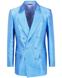 Tom Ford - Double-Breasted Polka-Dot Blazer - Lyst