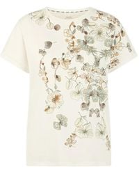 Marc Cain - T-Shirt À Fleurs - Lyst