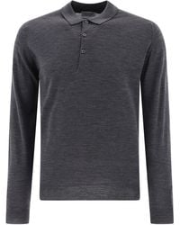 John Smedley - Merino Wool Polo Shirt - Lyst