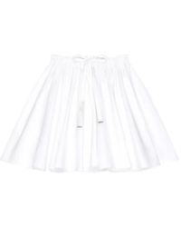 Givenchy - Drawstring Mini Pleated Skirt - Lyst