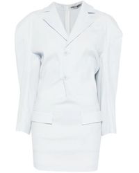 Issey Miyake - Blazer Like Torso À Revers Crantés - Lyst
