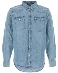 Levi's - Chemise Barstow Western En Jean - Lyst