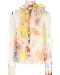 STAUD - Maryn Bluse mit floralem Print - Lyst