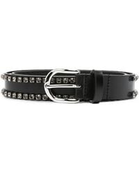 Isabel Marant - Ceinture Zap À Ornements En Cristal - Lyst