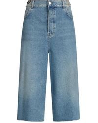 Liu Jo - Bermuda En Jean - Lyst