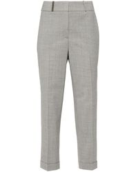 Peserico - Tapered Tailored Trousers - Lyst