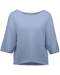 Allude - Boatneck Knitted Sweater - Lyst