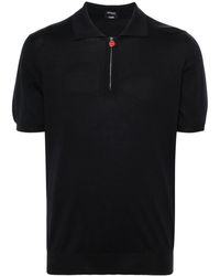 Kiton - Fine-Ribbed Cotton Polo Shirt - Lyst