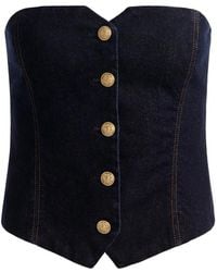 Alice + Olivia - Kelcey Strapless Vest - Lyst