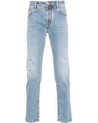 Jacob Cohen - Skinny Cropped Jeans - Lyst