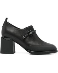 Linda Baumann - Logo-Plaque Block-Heel Pumps - Lyst