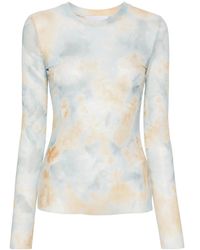 Erika Cavallini Semi Couture - Graphic-Print Top - Lyst
