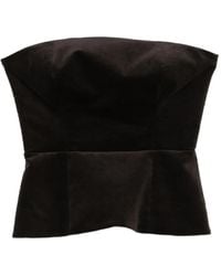 P.A.R.O.S.H. - Top Con Peplum - Lyst