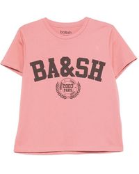 Ba&sh - Ioni Logo-Print Cotton T-Shirt - Lyst