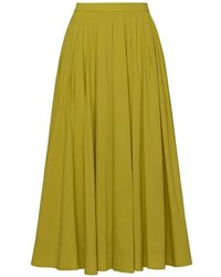 Cinq À Sept - Doran Pleated Midi Skirt - Lyst