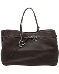 Marge Sherwood - Buckle-Detail Heart-Charm Shoulder Bag - Lyst