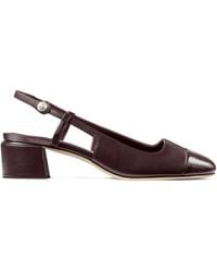 Jimmy Choo - 45Mm Elisa Slingback Pumps - Lyst