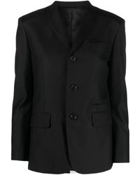 Undercover - Bead-Appliqué Wool Blend Blazer - Lyst