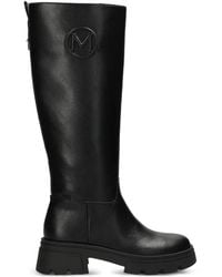 Mexx - Logo Plaque Boots - Lyst