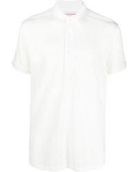 Orlebar Brown - Sebastian Short-sleeve Linen Polo Shirt - Lyst